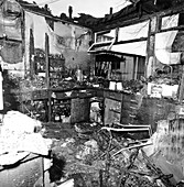Laboratory destroyed by fire,1968