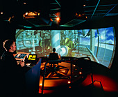 General view of Reality Centre simulator (oil rig)