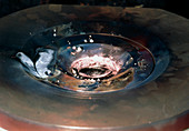Electric arc furnace for making alloys