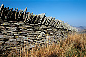 Dry stone wall,north Wales,UK