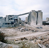 Demolition of cement works