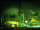 Night-time view: ICI's Chemicals & Polymers Group