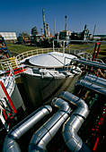 External pipework of a chemical plant