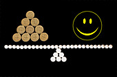 Cost of drugs,conceptual image