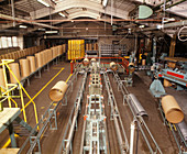 Cardboard roll factory