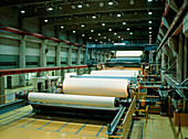 Paper machine for the production of base paper
