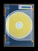 Security chip on DVD packaging,X-ray