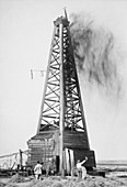 Oil well,Oklahoma,USA,1922