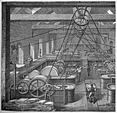 Paper making,19th century