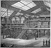 Sugar beet factory,19th century