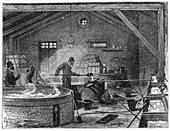 Soap making,19th century