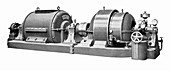 Rateau steam turbine and generator