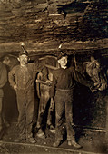 Coal mining child labour,1908