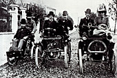 The Renault family with their cars,1899