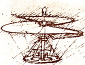 Da Vinci's helicopter