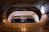 Wright Flyer in a wind tunnel