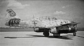 German Me 262 WWII jet fighter