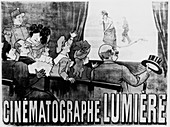 Advertisement for a Lumiere Cinematographe show