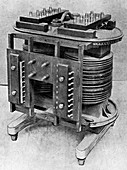 Testing an electrical transformer,1906