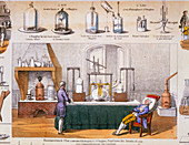Lavoisier's apparatus for 'Recombination of Water'