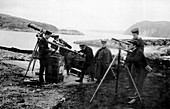 Preparing for total solar eclipse,1896