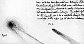 19th century comet drawings