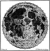 Mayer's Moon map,1775