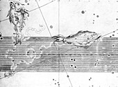 Pisces constellation,1603