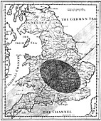 1715 solar eclipse,historical map