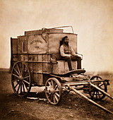 Roger Fenton's photographic van,1855