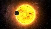 An extrasolar planet orbiting a star