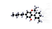 THC molecule from marijuana