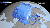 Fall Arctic Sea Ice Thickness