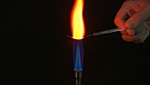 Flame test detecting sodium