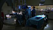 Doctors and nurses in operating room