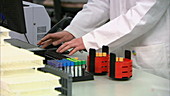 Preparation of centrifuge samples