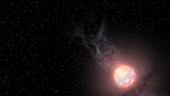 Planetary nebula forming
