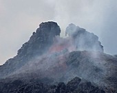 Mt Etna erupting