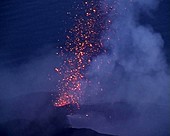 Eruption on Mt Etna