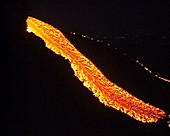 Mt Etna lava flow