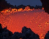 Mt Etna lava flow