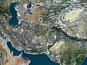 Afghanistan, satellite view