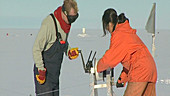 Meteorological kite, Antarctica