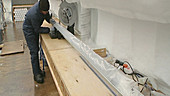 Packing ice core, Antarctica