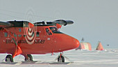 Transporting ice core, Antarctica