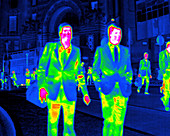 Train station, thermogram