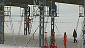 Jacking the Laws building, Antarctica