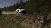 Racing car jump