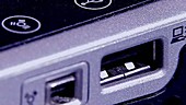 Firewire and USB slots