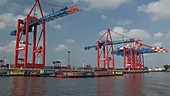 Hamburg Harbour - shipping docks